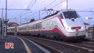 ADDIO E414 FRECCIABIANCA fra Roma Milano e Torino la TIRRENICA torna a viaggiare in Pendolino [upl. by Green]