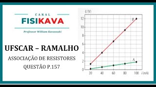 UFSCARSP  Numa experiência com dois resistores R1 e R2 ligados em série e paralelo os valores o [upl. by Ayeki]