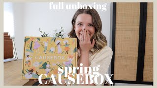 CAUSEBOX SPRING 2021 BOX Complete Unboxing and I am in LOVE Almost Sold Out [upl. by Tine]