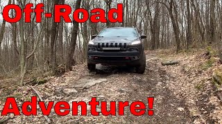 Jeep Cherokee Trailhawk OffRoad Review  Cooper AT3 Tires [upl. by Aihseyk372]