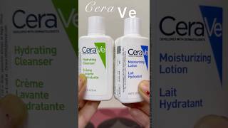 Cerave moisturizing lotion lait hydratant  hydrating cleanser Cerave moisturizer amp facewash review [upl. by Anirt]