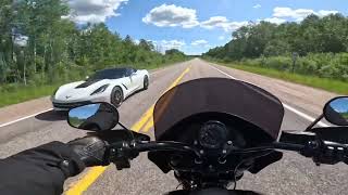 2023 Harley Davidson Low Rider S 117 Back Country Road Run to West Hawk Part 1 22 [upl. by Elacsap530]