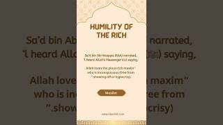 Allah loves the pious rich maxim who is inconspicuous seerahtacademy trendingshorts viralreels [upl. by Rog]