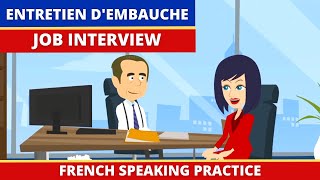 Entretien dEmbauche Francais  Job Interview Dialogue in French [upl. by Terb]