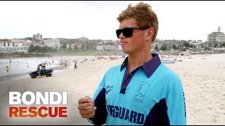 Hilarious Prank on Trainee Harrison  Bondi Rescue S9 [upl. by Duhl]