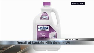 Recall of Lactaid Milk Sold in WI [upl. by Arie371]