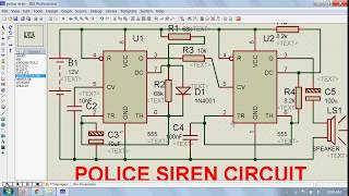 POLICE SIREN CIRCUITavi [upl. by Agneta178]