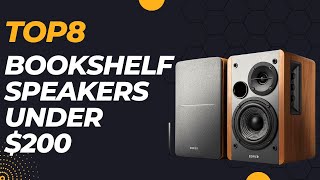 Top 8 Best Bookshelf Speakers under 200 Best within Your Budget [upl. by Tatianas]