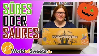 Süßes oder Saures  World of Sweets Halloween und Neuheiten Box [upl. by Orgell]