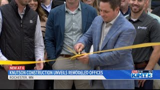 Knutson Construction unveils remodeled offices [upl. by Noyk]