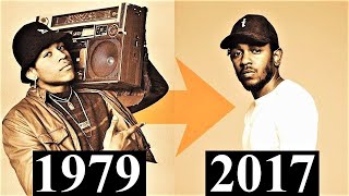 Evolution Of HipHop 1979  2017 [upl. by Wallack439]