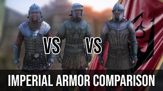 Skyrim Imperial Legion Armor Mods Comparison Heavy New amp Authentic Legion [upl. by Nimzaj]