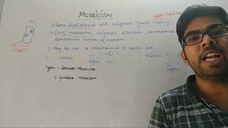 Mosaicism  Genetics  CSIR life science lectures  Deep biology [upl. by Noonberg]