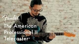 Exploring The American Professional II Telecaster  American Professional II Series  Fender [upl. by Akinek]