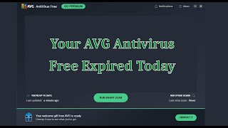 Tutorial Cara Menghilangkan Pemberitahuan Your AVG AntiVirus Free Expired today [upl. by Ynolem81]