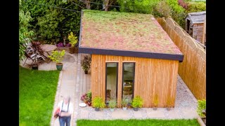 Garden Room sedum roof installation [upl. by Thgiled902]