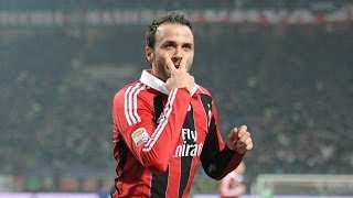 Giampaolo Pazzini  All goals for Milan 20122013 [upl. by Marra]