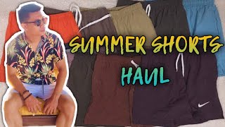 TASLAN SHORTS TRENDY AFFORDABLE  SUMMER SHORTS  TASLAN SHORTS SHOPEE HAUL 2022 [upl. by Deyes]