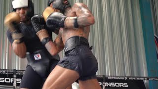 NEW Conor Benn sparring footage  Eubank Jr vs Benn [upl. by Ylac]