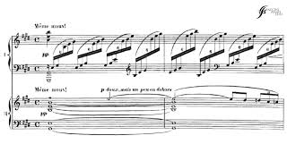 Debussy  Prélude à laprèsmidi dun Faune with score  Faccini Piano Duo  two pianos [upl. by Byrom480]