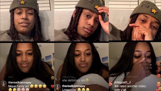 RAYSOWAVYY GOES LIVE W NIQUE  KIANNAJAY COMMENTED THIS👀 [upl. by Hollington431]