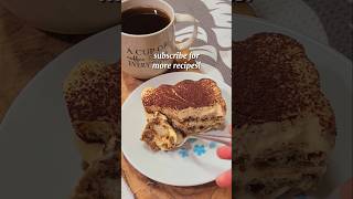 Easy Homemade Tiramisu tiramisu italianfood dessert [upl. by Akoek]