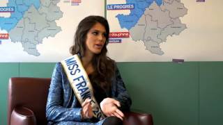 Interview dIris Mittenaere Miss France 2016 [upl. by Asssilem]