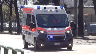 WAIL Ambulanza CIDAS Padova 171  Italian ambulance responding code 3 [upl. by Stricklan]