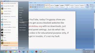 How to gain access to blocked websites like PirateBay without downloading any software [upl. by Sukul]