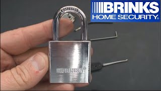 27 Brinks 40mm Padlock How to Pick Security Pins [upl. by Mauve734]