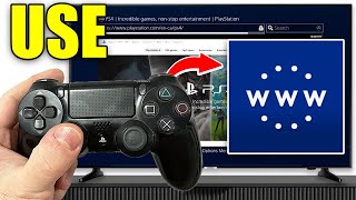 How To Use Internet Browser On PS4  Easy Guide [upl. by Eirellav80]