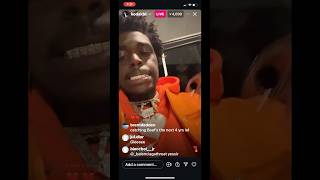 Kodak on live listening to oldie butt goodys kodakblack [upl. by Aynotal317]