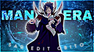 ANIME SAD EDIT 😞  Obito Uchiha  Mann Mera EDITAMV [upl. by Nitsrik]