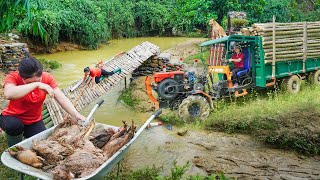 REWIND TIME 120 Days Cope With Storms And Floods  Use Truck To Transport Goods To Sell [upl. by Hui276]