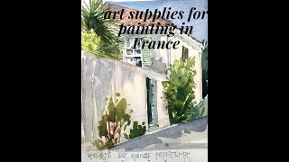 Art SuppliesPainting in France [upl. by Xonel]