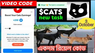 How To Make 10x On Crypto Cats Code Cats Code earn mor cypto fillup code [upl. by Beacham]