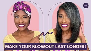 Dos and Dont of Maintaining a Natural Hair Blowout [upl. by Adierf]