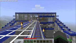 Minecart Rapid Transit Station v21 Minecraft [upl. by Eiluj]