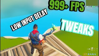 Best Simple PC Tweaks For 0 Input Delay And More FPS  Fortnite [upl. by Enner]