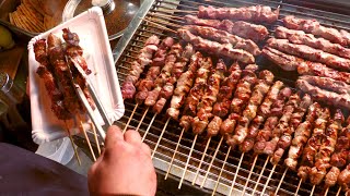 Greek Scholar brings the Original Handmade Souvlaki to Berlin  Street Food Berlin Germany [upl. by Eardnoed633]