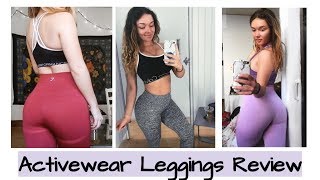 Workout Leggings Review  Gymshark Katya Legging Fabletics Forever 21 Old Navy [upl. by Salaidh]