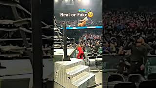 Does it real or fake wwe youtubeshorts youtubefeed shortvideo shortsfeed virworldshorts [upl. by Cirtemed]