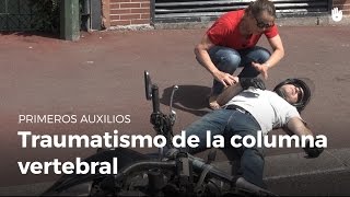 Aprende gestos de primeros auxilios  Traumatismo craneal y de la columna vertebral [upl. by Odnamra]