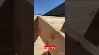 Setting rafterssolflo framinglife construction foryou rafters shortsvideoconstructionframing [upl. by Marb]