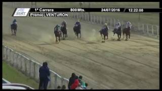 24072016 – Hipodromo Colonia – Carr 1 – VENTURON [upl. by Figone]