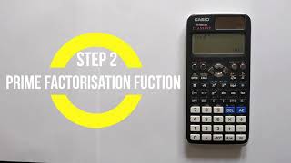 How to Do Prime Factorization on Casio Classwiz FX991EX [upl. by Cahan]