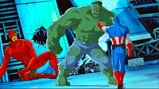 The Avengers vs The Hulk  Epic Fight Scene   Ultimate Avengers The Movie [upl. by Reisman]