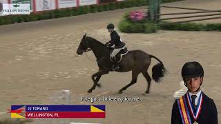 Round Review JJ Torano  Dover SaddleryUSEF Hunter Seat Medal Final [upl. by Leonid655]