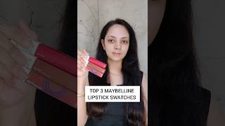 Maybelline Lipstick Swatches maybelline lipstick swatches makeup ytshorts shorts viral trend [upl. by Wakefield]