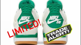 I WAS ABLE TO TRADE FOR THE PINE GREEN SB JORDAN 4 Wow…👀 [upl. by Vary892]